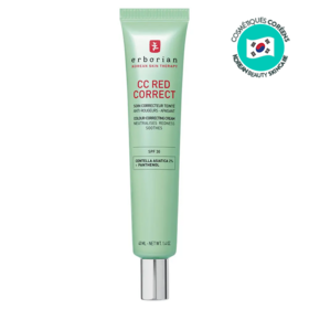 Erborian CC Red correct SPF30 40 ml – soin correcteur anti-rougeurs