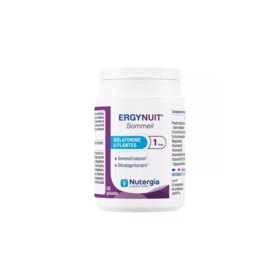Nutergia ErgyNuit® Sommeil 60 gélules – endormissement rapide et nuits paisibles, cure de 1 mois