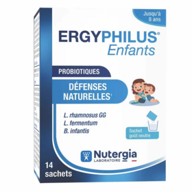 Nutergia Ergyphilus Microbiote Enfants Goût Neutre 14 Sachets – Probiotiques et immunité