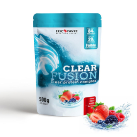 Eric Favre Clear Fusion Fruits rouges 500 g – clear whey et collagène