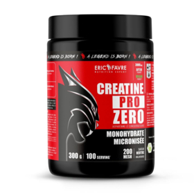 Eric Favre Pure Creatine 200 Créatine Pro Zero 300g performance musculation
