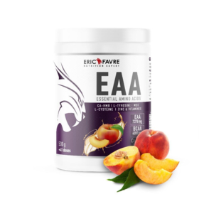 Eric Favre EAA acides aminés essentiels pêche 500 g – avec HMB