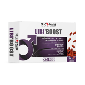 Eric Favre Libi'Boost 60 gélules – L-arginine, ginkgo, maca, safran
