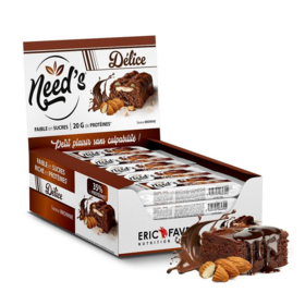 Eric Favre Barre protéinée Délice Need's Brownie 58 g – 20 g de protéines