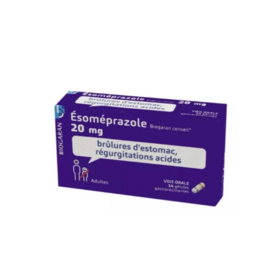 Biogaran Esoméprazole 20 mg reflux gastro-oesophagien 14 gélules