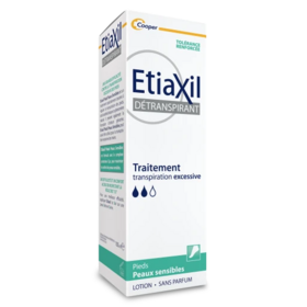 Etiaxil Détranspirant Pieds Peaux Sensibles 100 ml