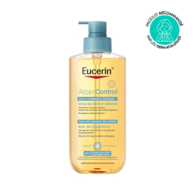 Eucerin AtopiControl Huile de bain et douche apaisante 400 ml – peau atopique
