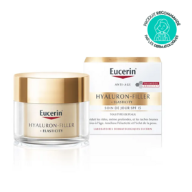 Eucerin Hyaluron-Filler + Elasticity soin de jour SPF15 rides et élasticité peaux matures 50ml