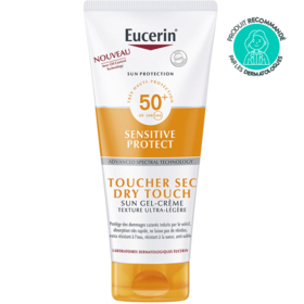 Eucerin Sensitive Protect Sun gel crème SPF50+ 200 ml – Peaux sensibles