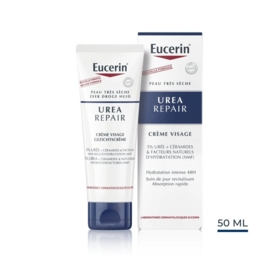 Eucerin UreaRepair Crème Visage 5% d'Urée 50 ml