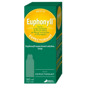 Euphonyll Sirop Toux Grasse  Expectorant Adulte - 180 ml