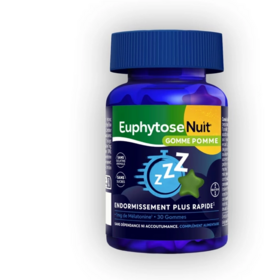 Euphytose Nuit Gomme Pomme 30 gummies sommeil