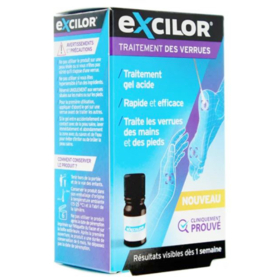 EXCILOR - Traitement des Verrues Gel Acide - 4 ml