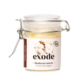 Exode Déodorant Baume Coton Floral Bio 50 g à l’huile de nigelle