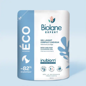 Biolane Expert Gel Lavant Corps et Cheveux Eco-Recharge 500 ml