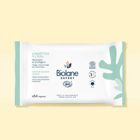 Biolane Expert Bio Lingettes à l'Eau 54 Lingettes
