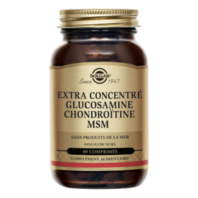Extra concentré Glucosamine Chondroïtine MSM - 60 comprimés
