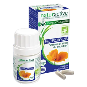 Extrait Concentré Eschscholzia Bio - 30 gélules d'origine végétale
