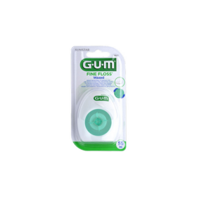 GUM Fine Floss 1555 Fil dentaire fin ciré 55m