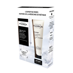 Filorga Coffret Time-Filler Shot 5xp + skin-prep crème exfoliante