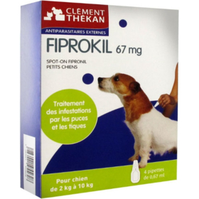 FIPROKIL - Antiparasitaires Externes Chiens 2-10 kg - 4 pipettes