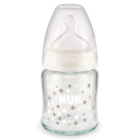 FIRST CHOICE+ - Biberon Verre 0-6 mois - 120 ml