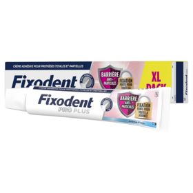 Fixodent Pro Plus crème adhésive pour prothèses totales & partielles 57 g fixation & confort longue durée