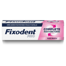 Fixodent Pro Barrière anti-particules Goût Neutre 57 g - Fixation forte
