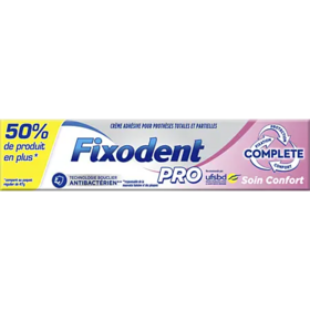 Fixodent Pro Complete soin confort 70,5 g – crème adhésive prothèses dentaires