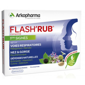 Arkopharma Flash'Rub comprimé 1ers signes 15 comprimés