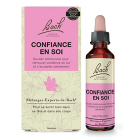 Fleurs de Bach® Original fleurs de bach - confiance en soi, 20ml – élixir floral sérénité et estime de soi