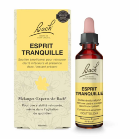 Fleurs de Bach Original mélanges expert de bach® esprit tranquille 20ml – synergie émotionnelle sérénité