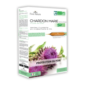 Flora Natura Chardon-Marie bio 20 ampoules — confort hépatique et détox foie