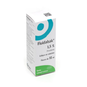 Théa Fluidabak 1,5% collyre yeux secs 10ml