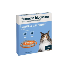 Biocanina Flumecto chat collier anti-parasitaires 38 cm – collier anti-puces et tiques