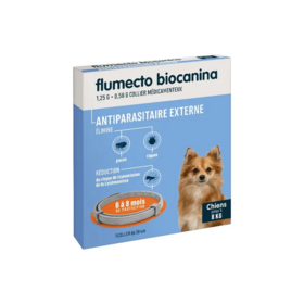 Biocanina Flumecto petits chiens collier 38 cm – collier anti-puces et tiques