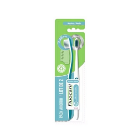 Fluocaril brosse à dents précision interdentaire médium 0,23 mm lot de 2 – Nettoyage ciblé anti-plaque et espaces interdentaires
