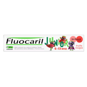 Fluocaril Dentifrice Junior Gel Fruits Rouges 145mg