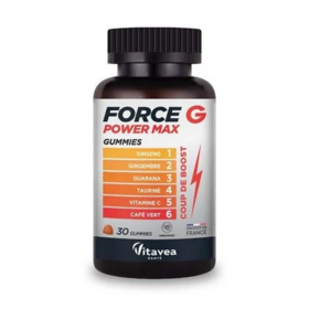 Vitavea Force G power max 30 gummies — complément alimentaire coup de boost et anti-fatigue