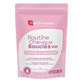 Forté Pharma Expert Routine Cheveux Bouclés – complément capillaire 60 gélules