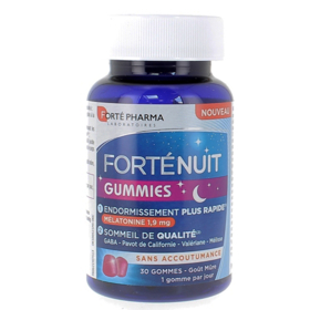 FORTENUIT - Gummies Goût Mûre Endormissement Rapide - 30 Gommes