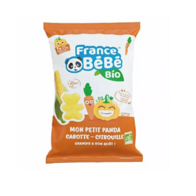 France Bébé Sticks soufflés Maïse Carotte Citrouille BIO Panda