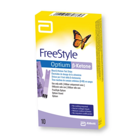 Freestyle Optium β-Ketone Électrodes 10 Bandelettes