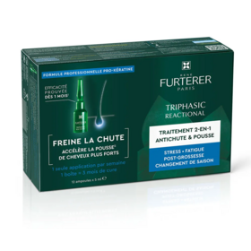 Furterer Triphasic Reactional Traitement 2-en-1 antichute & pousse 12 ampoules