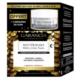 Garancia Mystérieuses Mille et Une Nuits Crème de Nuit 30 ml + Mystérieux Mille et Un Jours Crème de Jour 10 ml Offerte – Routine Anti-âge Jour & Nuit
