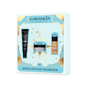 Garancia Coffret Rituel Anti-Âge Volumateur 2026 – Sérum Étoile Polaire 30 ml + Crème Étoile du Jour 10 ml + Contour des Yeux 3 ml, peaux matures