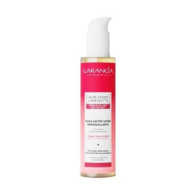 Garancia En 2 coups de baguette huile démaquillante 150 ml — nettoyant visage cils et maquillage waterproof