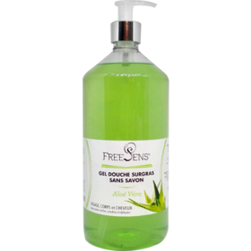 Gel Douche Surgras Sans Savon Aloé Véra - 1 litre