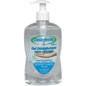 Gel Hydroalcoolique Désinfectant Sans Rinçage - 500 ml