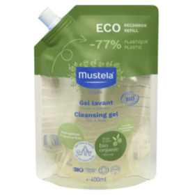 Gel lavant corps et cheveux Éco Recharge Bio - 400 ml